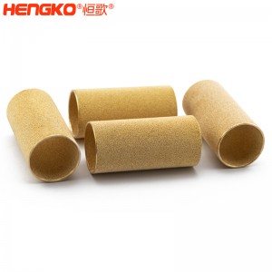 工廠價(jià)格供應(yīng)燒結(jié)粉末銅過(guò)濾管反沖洗3-90微米過(guò)濾系統(tǒng)用