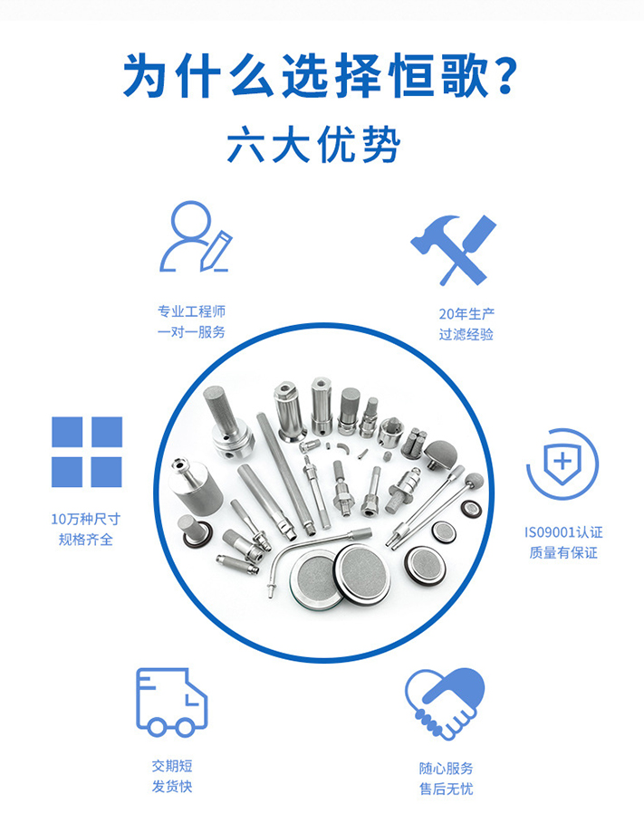 燒結(jié)不銹鋼濾管筒的六大優(yōu)勢(shì)