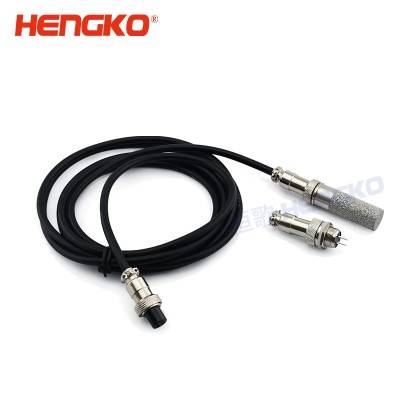 防水灌溉土壤溫濕度傳感器不銹鋼外殼保護(hù)罩探頭過濾器RHT系列帶線 Featured Image