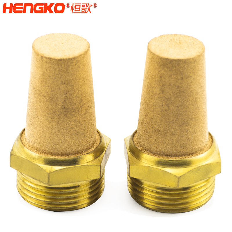量大從優(yōu)HSC型燒結(jié)銅氣動排氣消聲器消音器 1/8″ 1/4″ 3/8″ 1/2″工業(yè)降噪 Featured Image