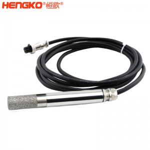 HT606變送一體溫濕度探頭_316L不銹鋼透氣糧倉(cāng)谷堆長(zhǎng)桿溫濕度探頭