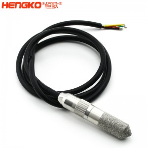 恒歌高精度溫濕度傳感器探頭防水不銹鋼外殼RHT30 i2c土壤濕度露點(diǎn)溫度環(huán)境測量傳感器