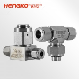 工藝氣體專用過濾器_精準UHP超純氣流直通三通式過濾器