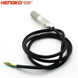 廠家定制RHT20 RHT30遠程監(jiān)控溫濕度測量傳感器探頭防塵防水高精度博物館可用