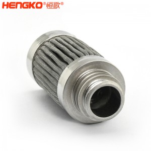 恒歌供應(yīng)不銹鋼燒結(jié)網(wǎng)過濾器_耐腐蝕耐高溫多層絲網(wǎng)高強度易清洗濾芯