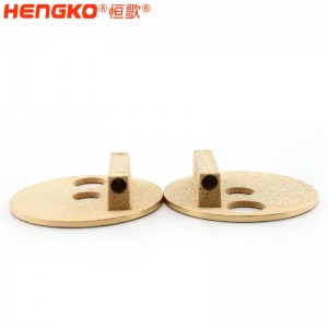 工廠批發高機械強度 3-90微米黃銅青銅粉末燒結過濾器 用于工業和化工
