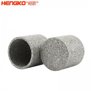 恒歌粉末燒結不銹鋼濾筒防塵透氣濾芯過濾精準壽命長，應用于化學分析