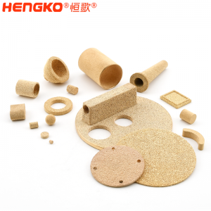 工廠定制3-90微米多孔粉末燒結(jié)銅機(jī)油濾芯長壽命