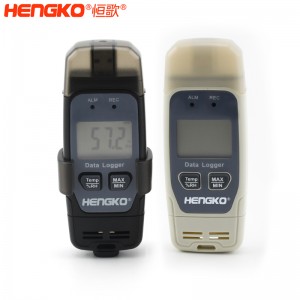 恒歌生產(chǎn)供應(yīng)無線溫濕度記錄儀傳感器低功耗抗干擾高精準(zhǔn)，用于藥品海鮮運(yùn)輸